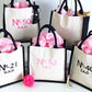 Embroidered Birthday age Tote Bags