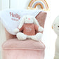 NEW - Embroidered Rose Jumper & Rabbit set