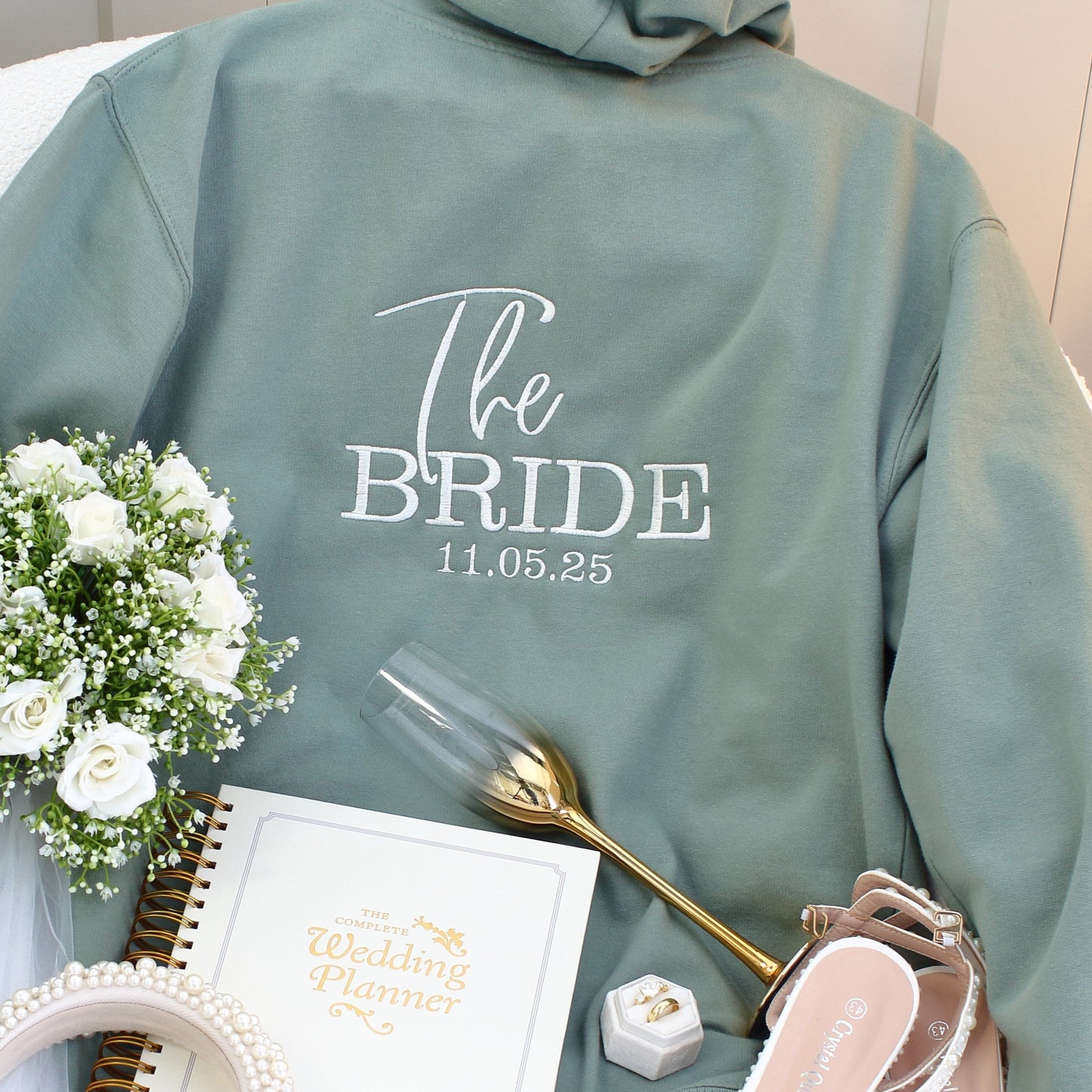 NEW - The Bride zipped hoodie