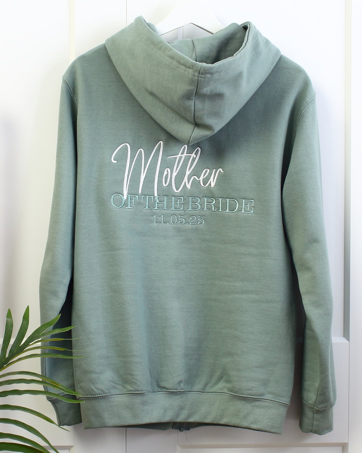 NEW - Mother of the Bride/Groom zipped hoodie