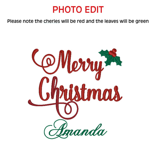 Small Merry Christmas bags - Traditional