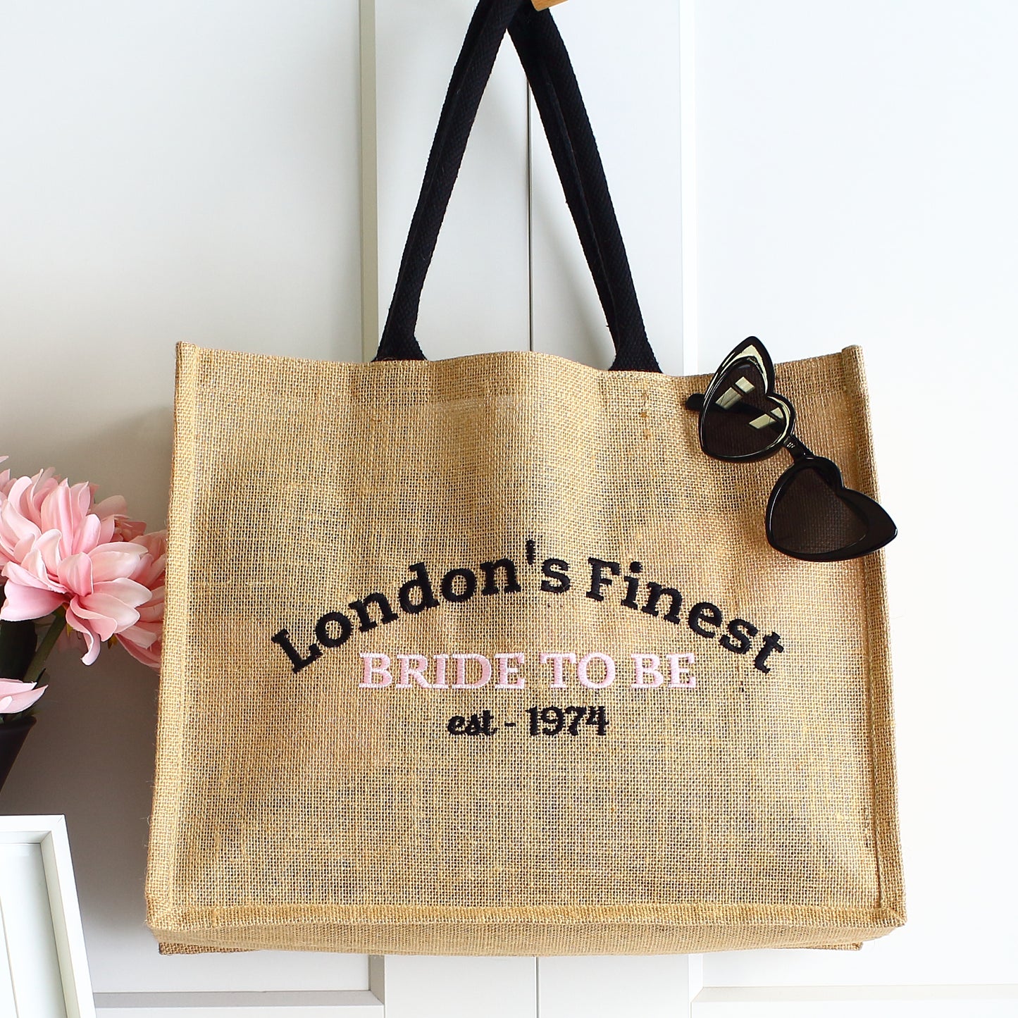 Embroidered Finest... Bride to be tote Bag
