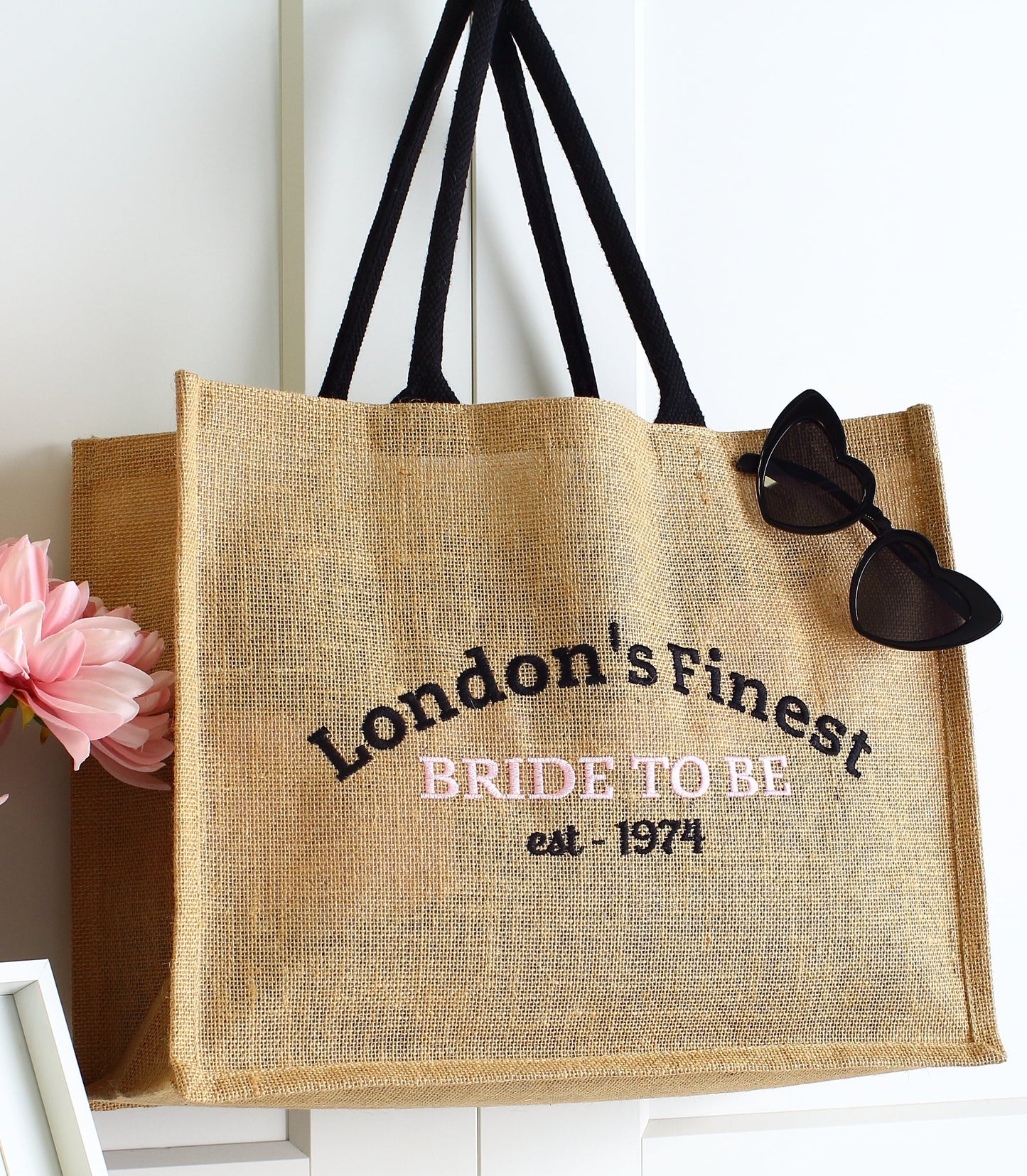 Embroidered Finest... Bride to be tote Bag