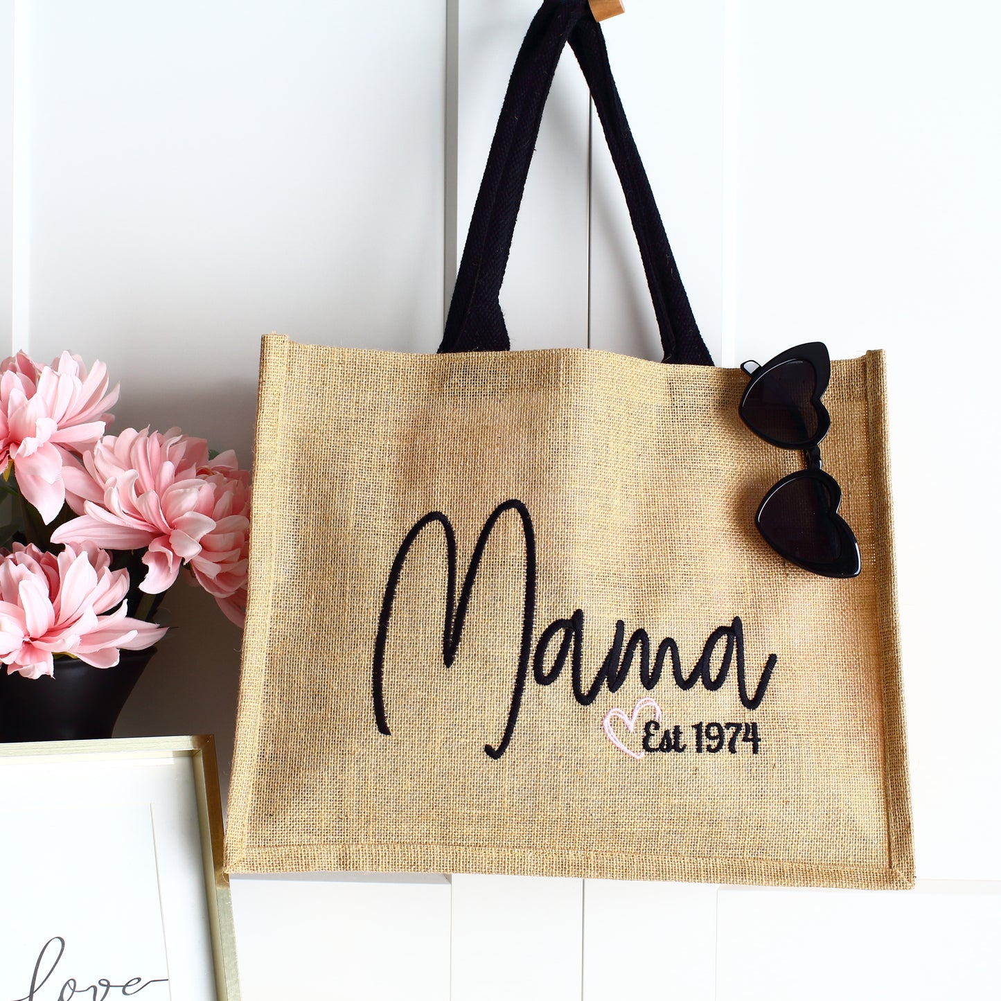 Luxury Embroidered Mama Tote