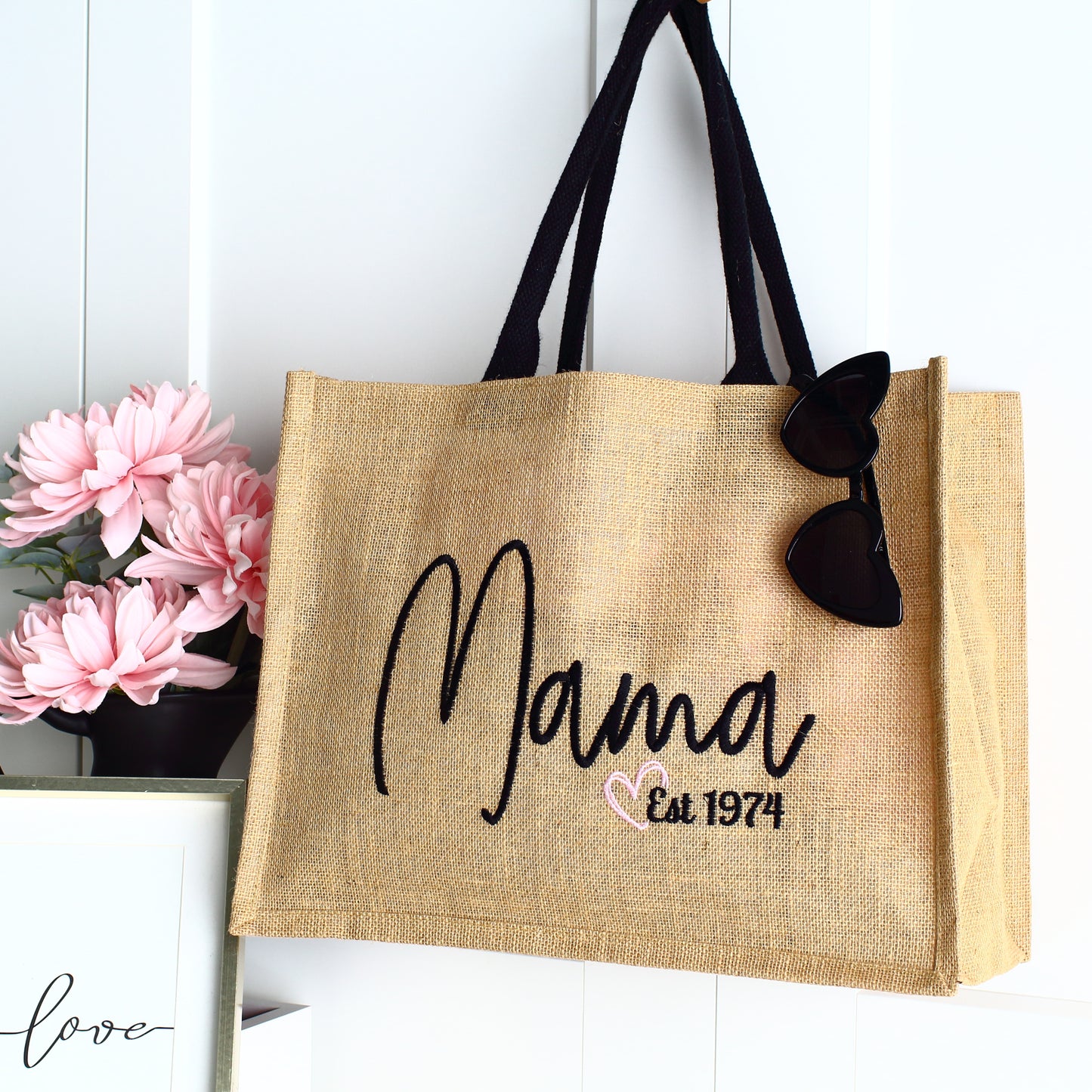 Luxury Embroidered Mama Tote