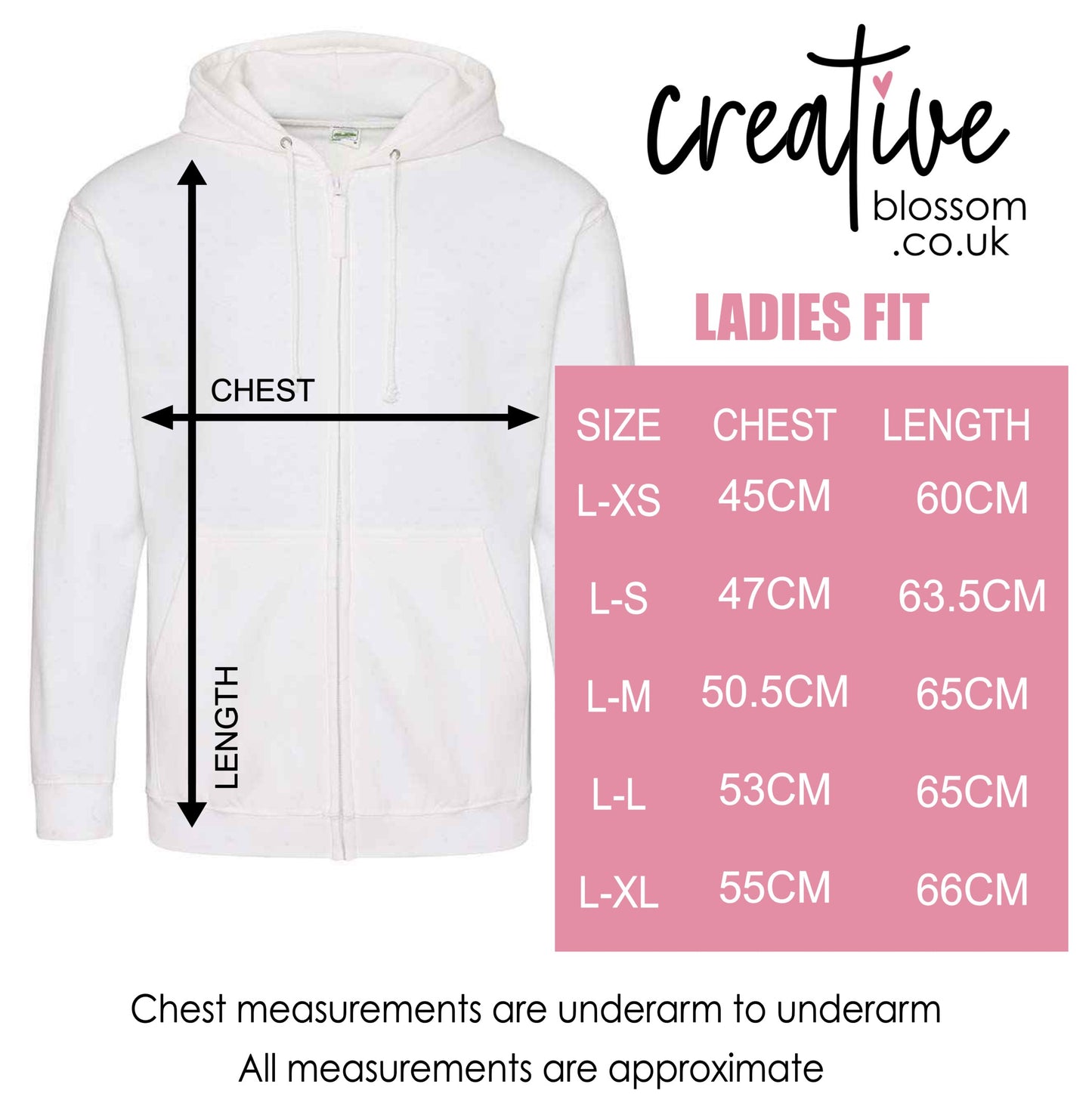 NEW - The Bride zipped hoodie