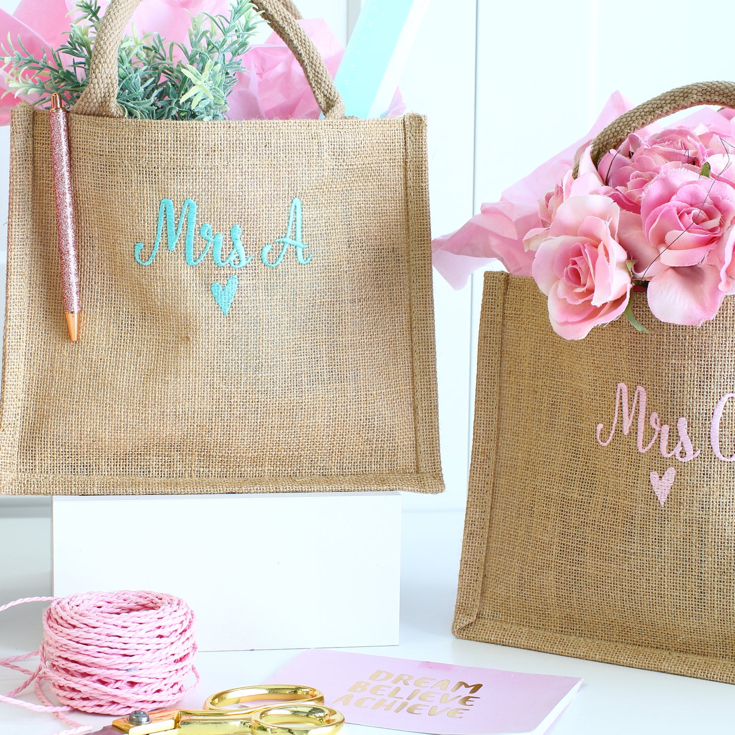 Embroidered Teacher Gift Bags (1)