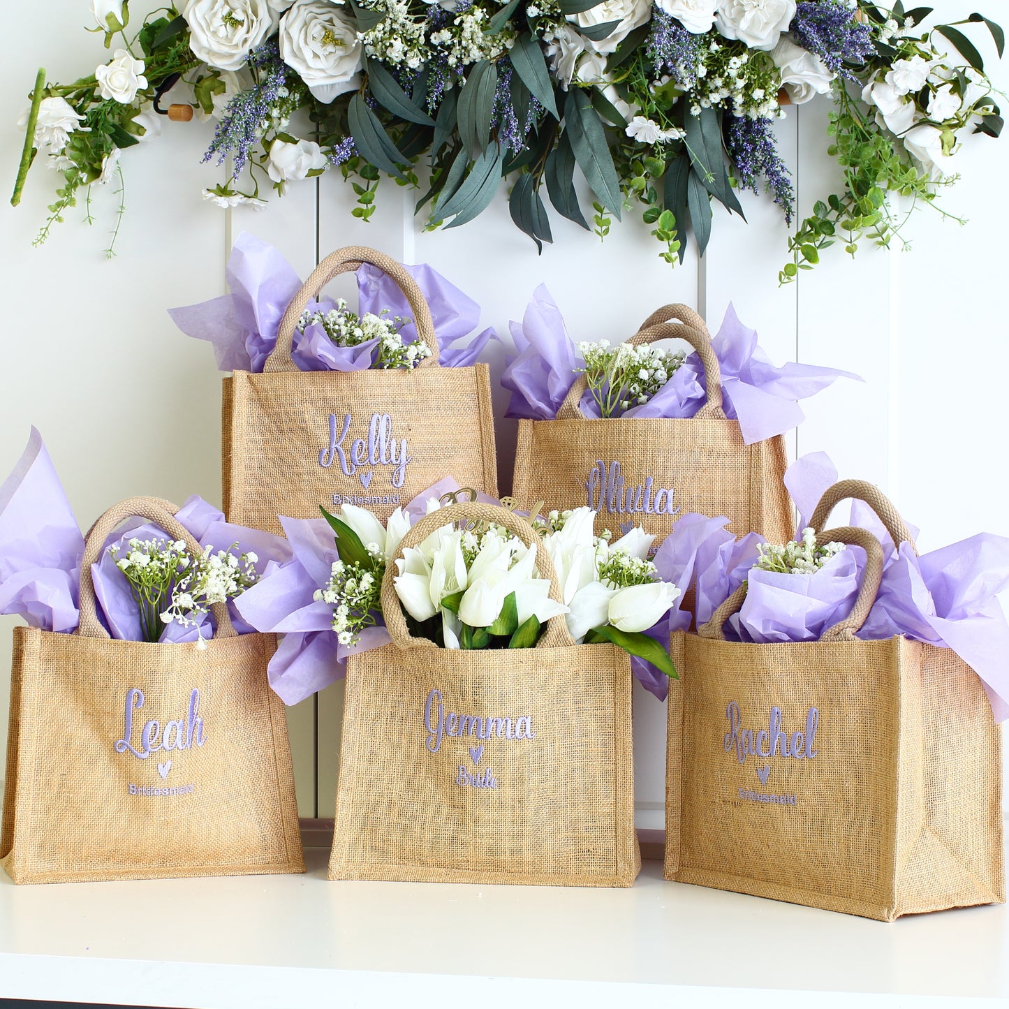 Bridal Embroidered Gift Bags