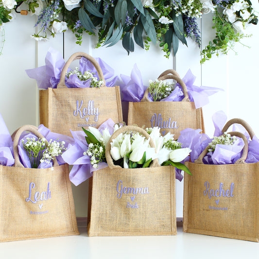 Bridal Embroidered Gift Bags