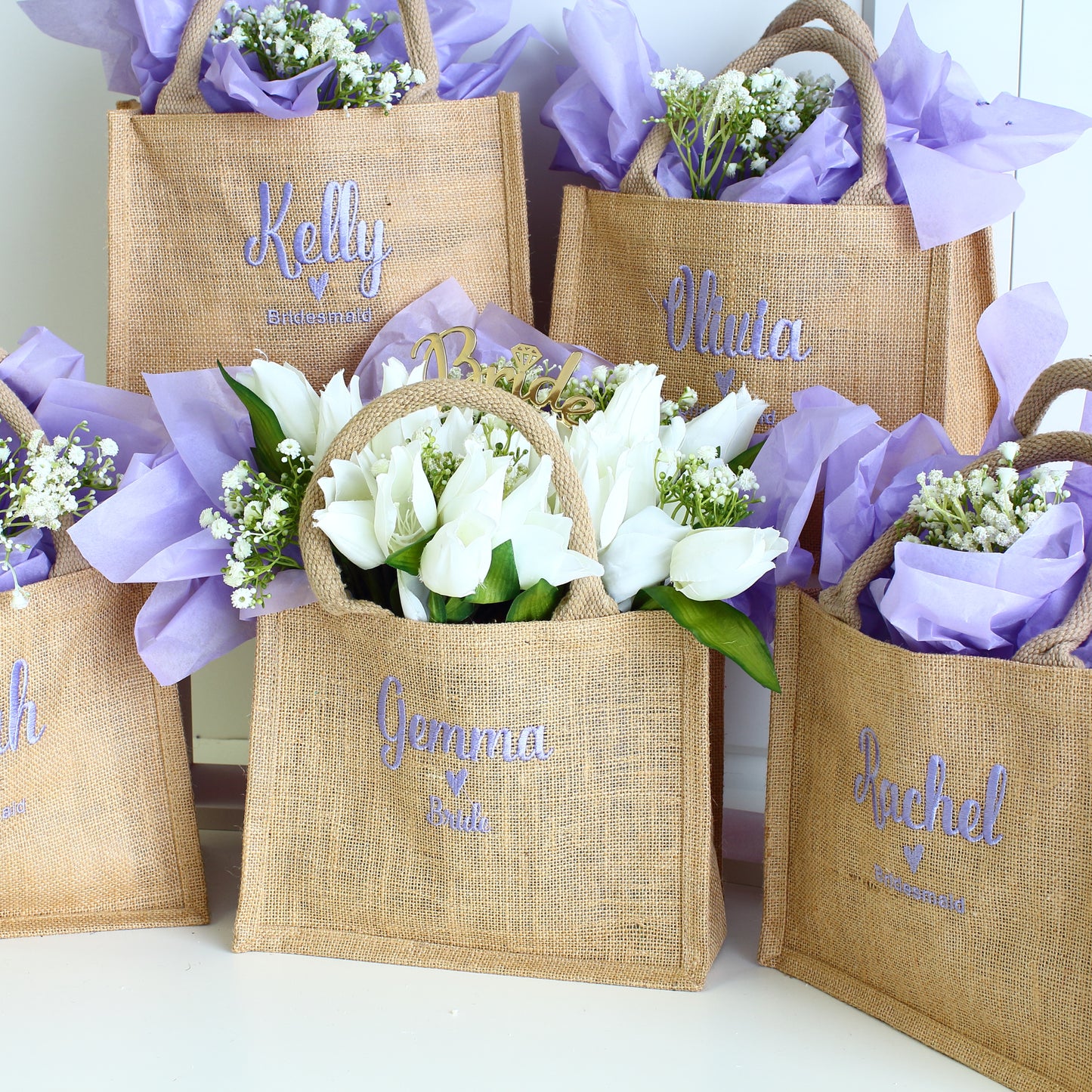 Bridal Embroidered Gift Bags