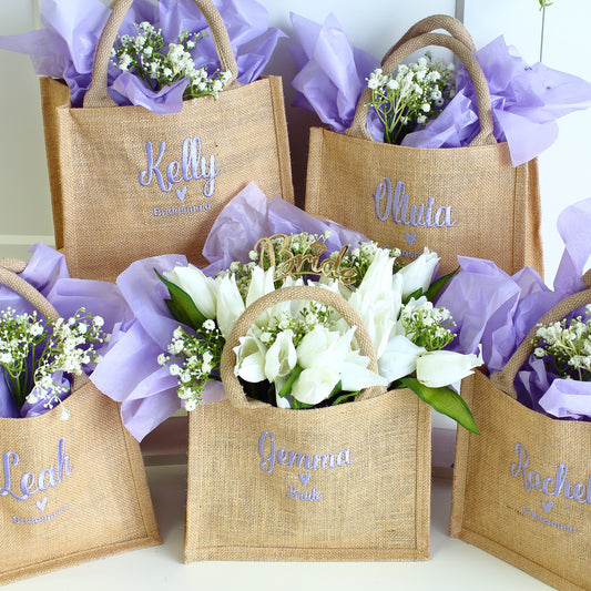 Bridal Embroidered Gift Bags