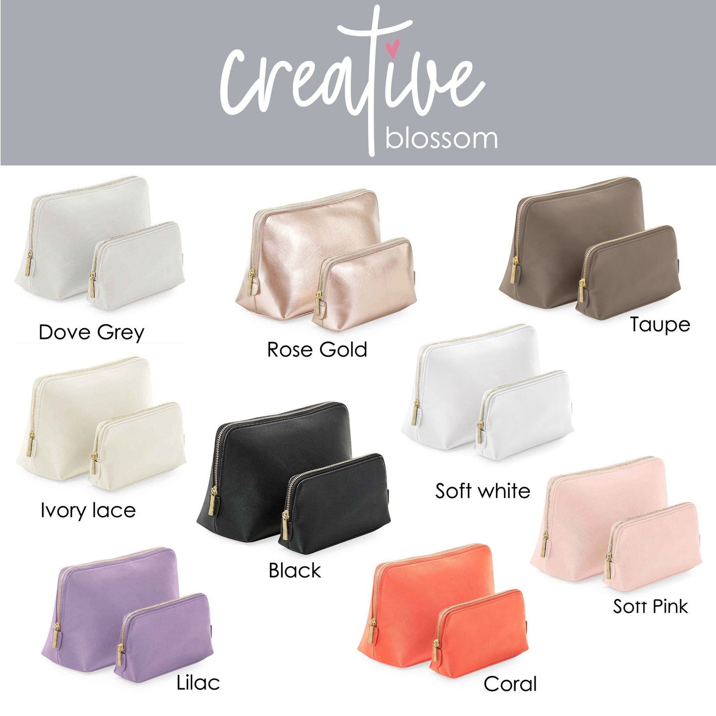 Luxury Cosmetic Bags - Name **