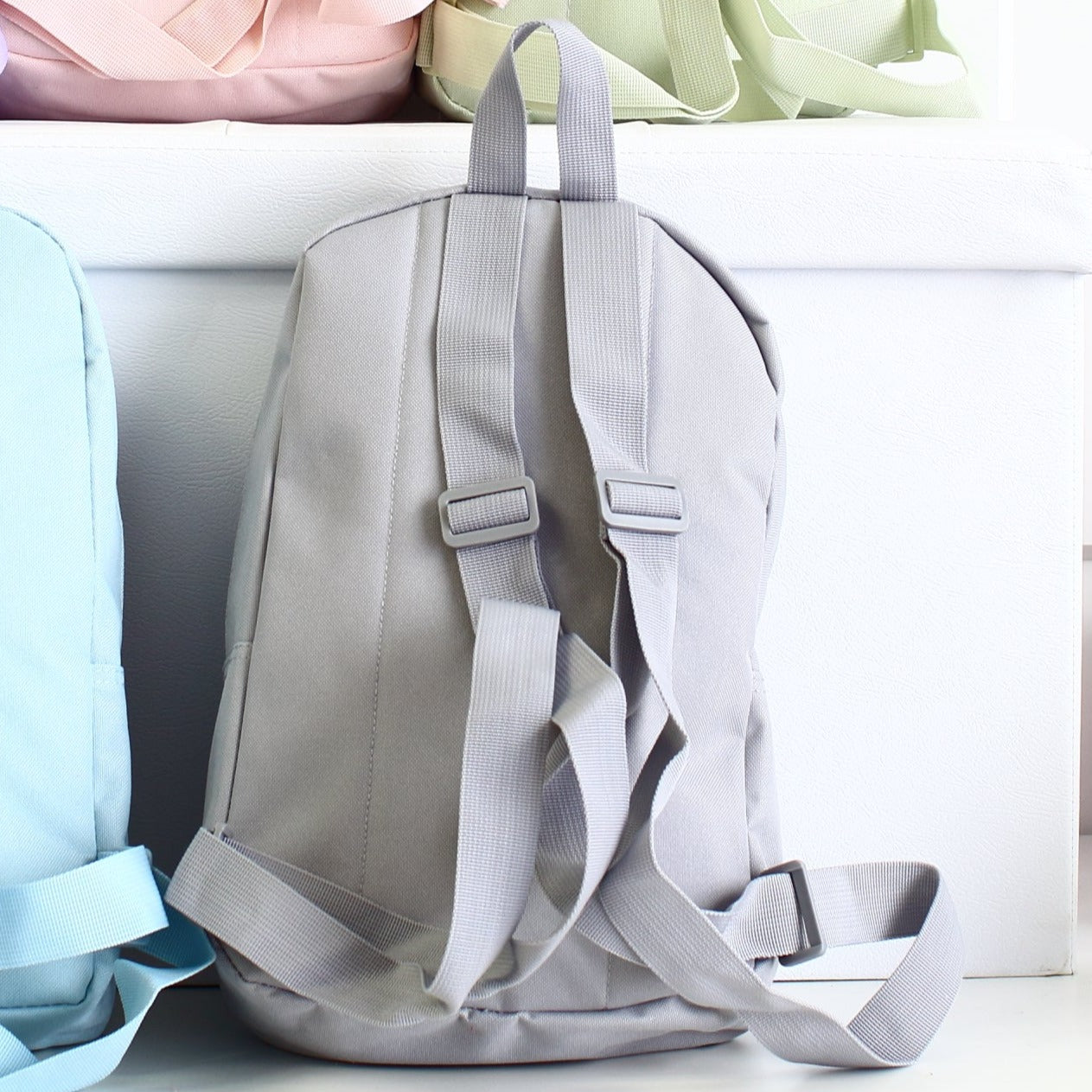 Tricolour Backpack - Grey