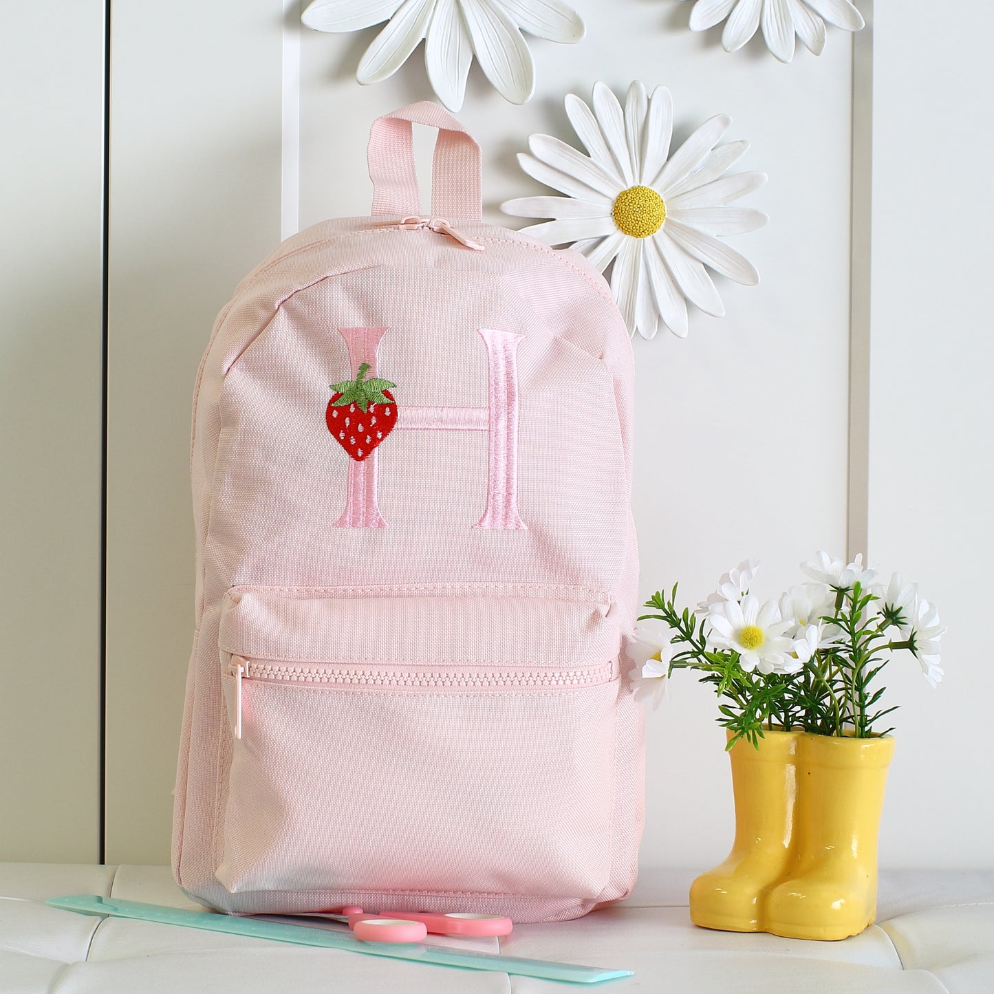 Strawberry Initial Backpack