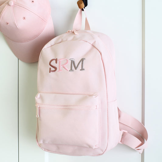 Tricolour Backpack - Pink