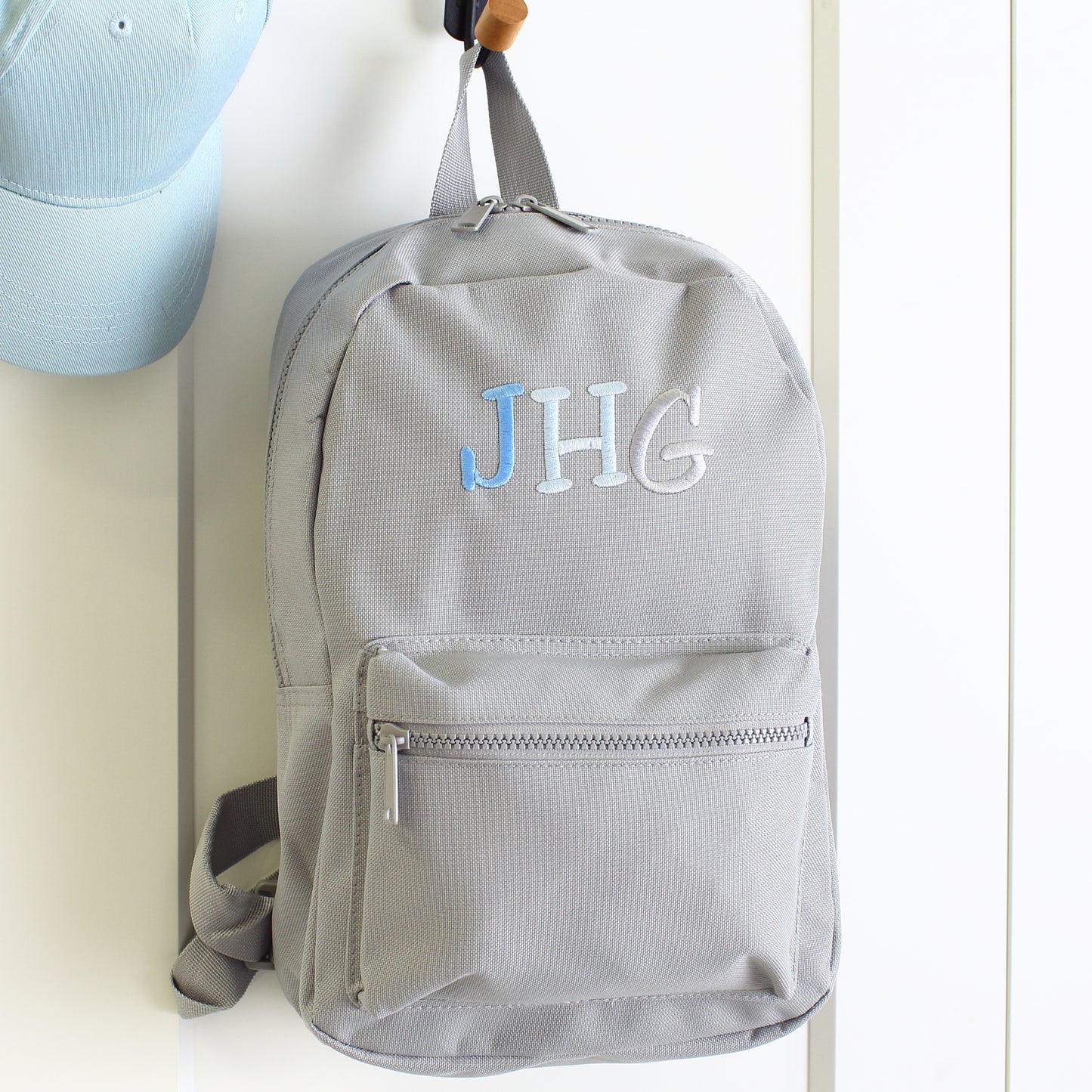 Tricolour Backpack - Grey