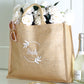 Embroidered Bride Shopping Tote Bag