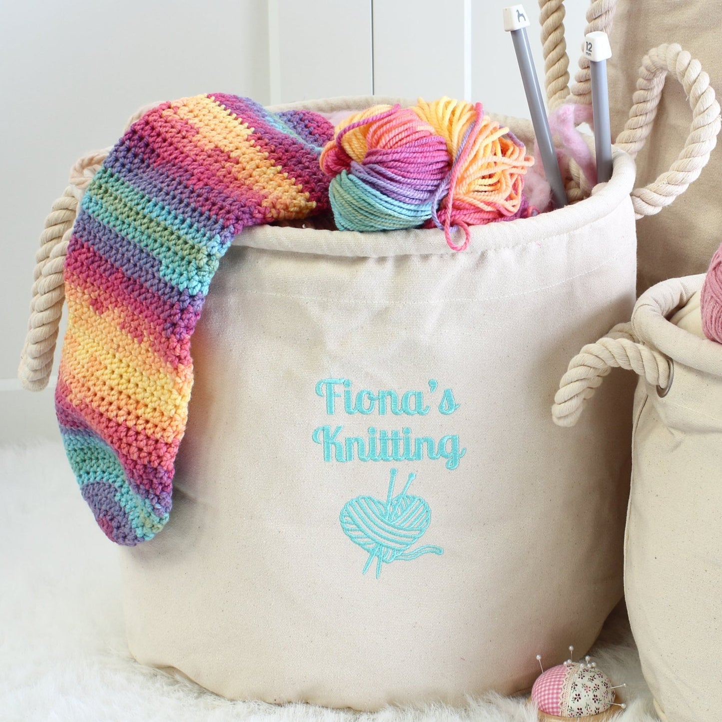 Heavyweight Canvas Storage - Knitting