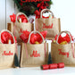 Embroidered gift bags - Natural