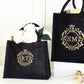 Embroidered Ornate Initials - Black