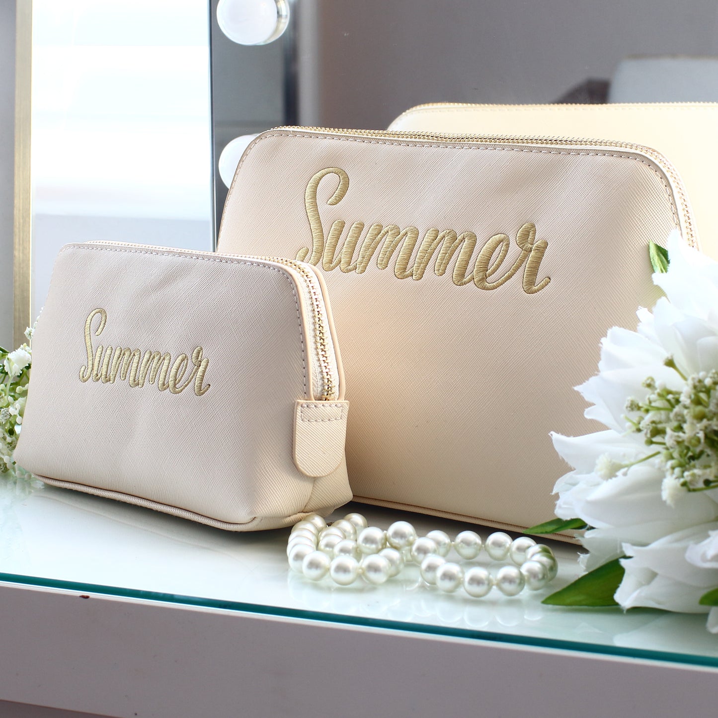 Luxury Cosmetic Bags - Name ***