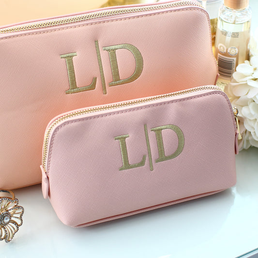 Luxury Cosmetic Bags - Initials *