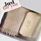 NEW - Scarf & Makeup Bag Gift Set - initials