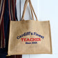 NEW - Embroidered Finest... Teacher tote Bag