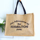 Embroidered Family Adventures Tote