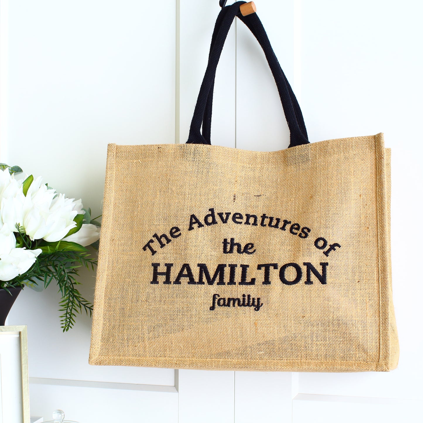 Embroidered Family Adventures Tote