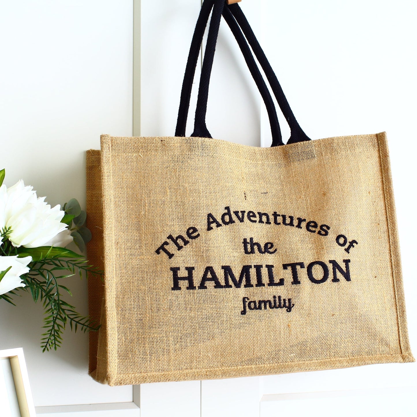 Embroidered Family Adventures Tote