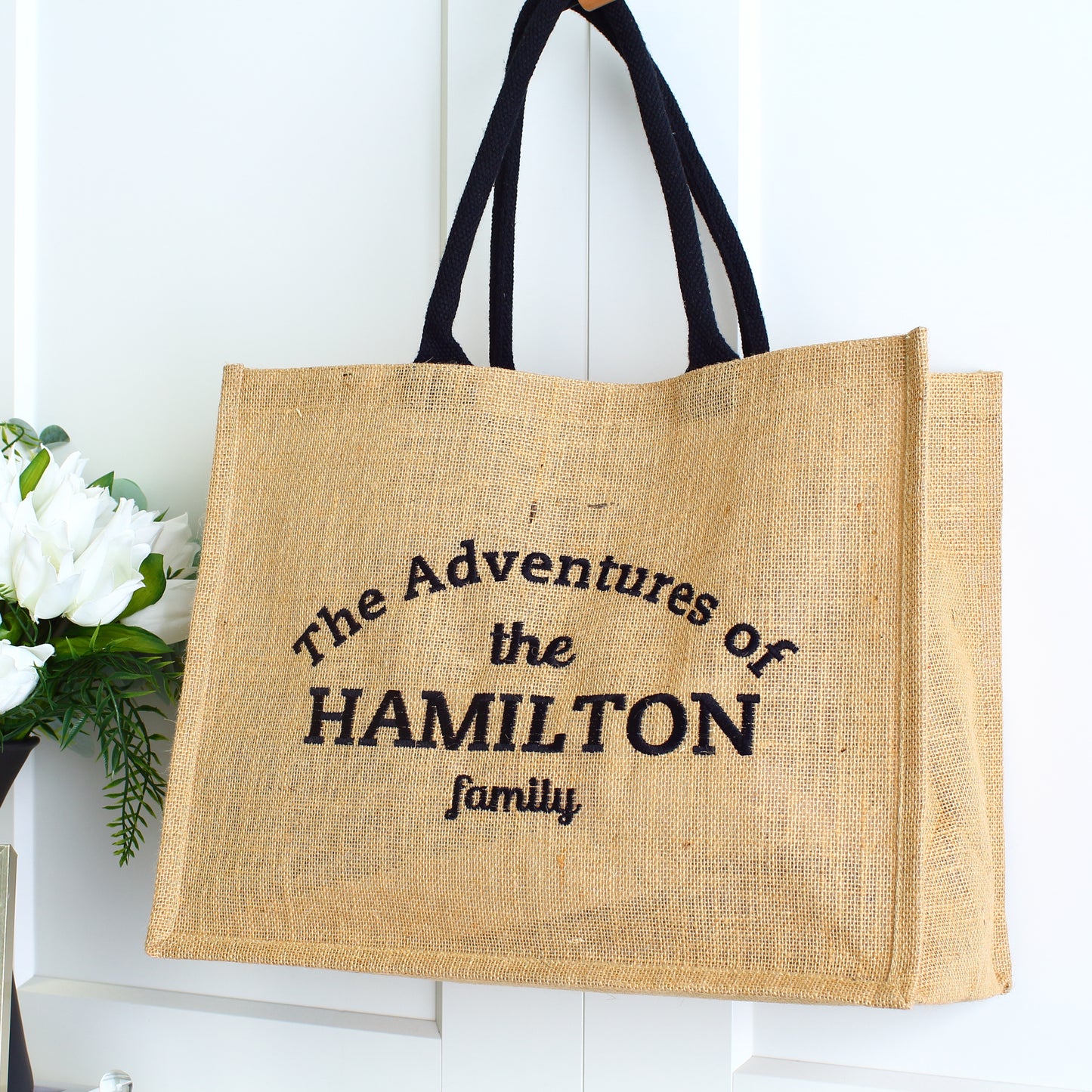 Embroidered Family Adventures Tote