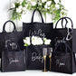 Embroidered Gift Bags - Black 3 sizes (v2)