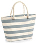 Heavyweight Beach Bag - Grey stripe