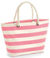 Heavyweight Beach Bag - Pink stripe