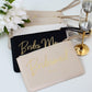 Personalised Saffiano clutch