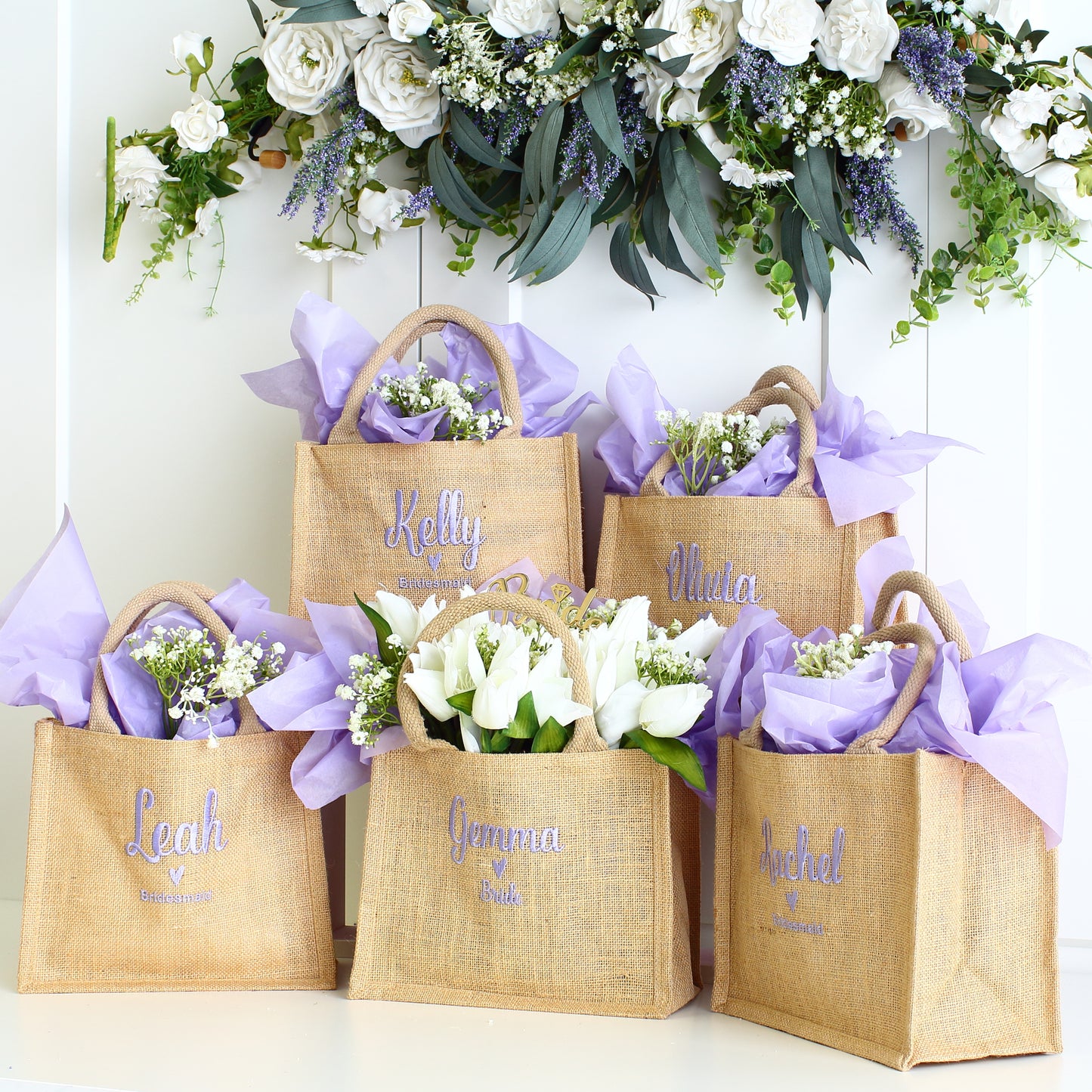 NEW - Bridal Embroidered Gift Bags