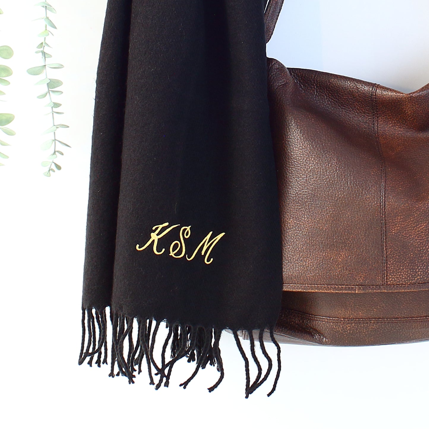 Fancy Initials - 5 Scarf Colours