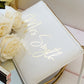 Personalised Saffiano clutch