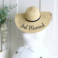 Wedding sun hats