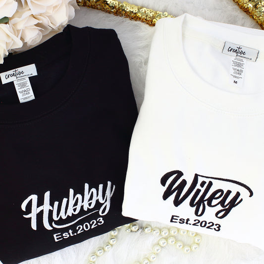 Wifey Hubby Sweatshirts